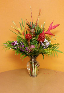 Donna Schneider Tropical Flower arrangement